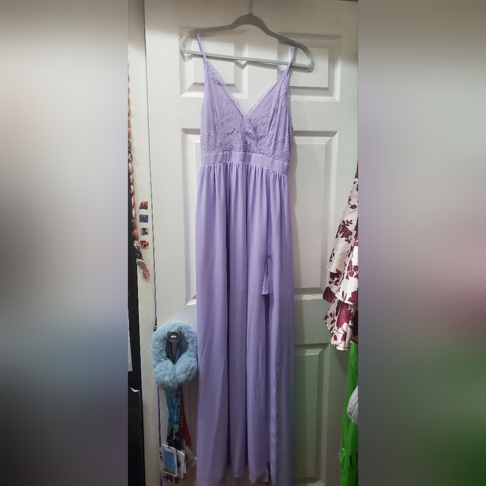Lavender Lace Dress